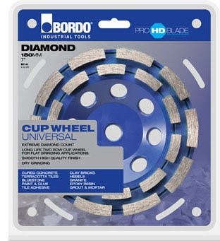 BORDO DOUBLE DIAMOND CUP 103MM